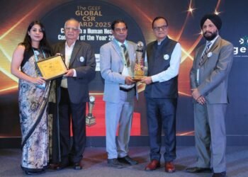 टीएचडीसी इंडिया लिमिटेड को सीएसआर विद ह्यूमन हार्ट के लिए “जीईईएफ ग्लोबल अवार्ड 2025” से सम्मानित किया गया