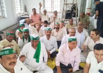 Farmers protest