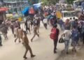 lathi charge