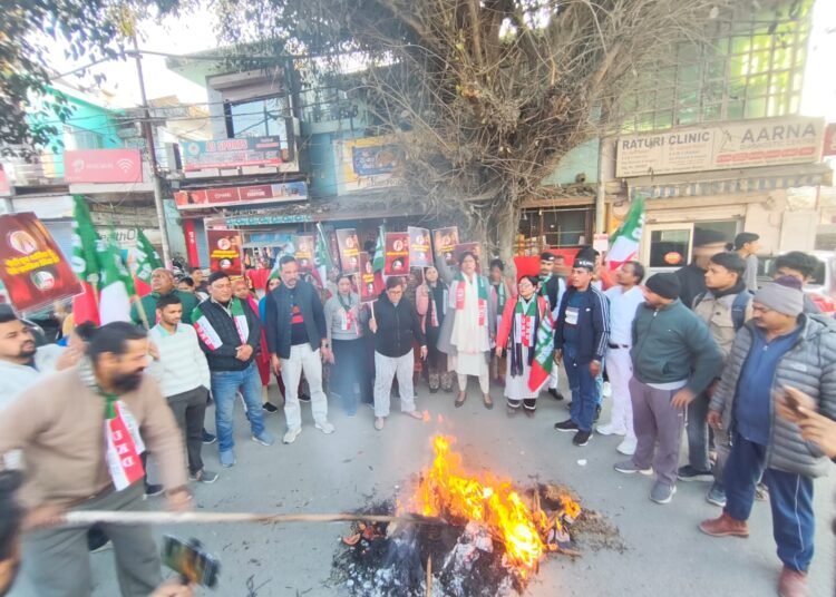 अंकिता भंडारी केस: उत्तराखंड क्रांति दल ने फूंका सरकार का पुतला, VIP को बचाने के आरोप में CBI जांच की मांग