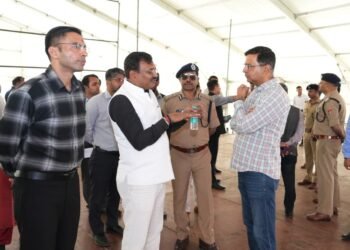 पीएम दौरे की तैयारियां तेज, मुख्य सचिव और डीजीपी ने किया स्थलीय निरीक्षण