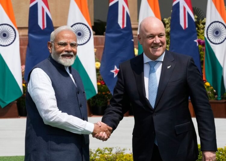 India and New Zealand