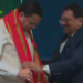 दिल्ली में आयोजित नॉर्थ ईस्ट स्टूडेंट फेस्टिवल में पहुंचे मुख्यमंत्री पुष्कर सिंह धामी।