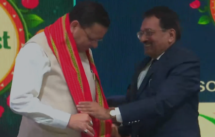 दिल्ली में आयोजित नॉर्थ ईस्ट स्टूडेंट फेस्टिवल में पहुंचे मुख्यमंत्री पुष्कर सिंह धामी।
