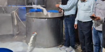 लक्सर में खाद्य सुरक्षा विभाग की बड़ी कार्रवाई: अवैध रूप से बन रहा 3 क्विंटल मिलावटी पनीर और पामोलिन ऑयल बरामद, इकाई सील